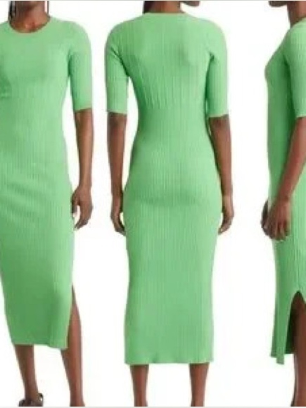New Frame Ribbed Maxi Dress